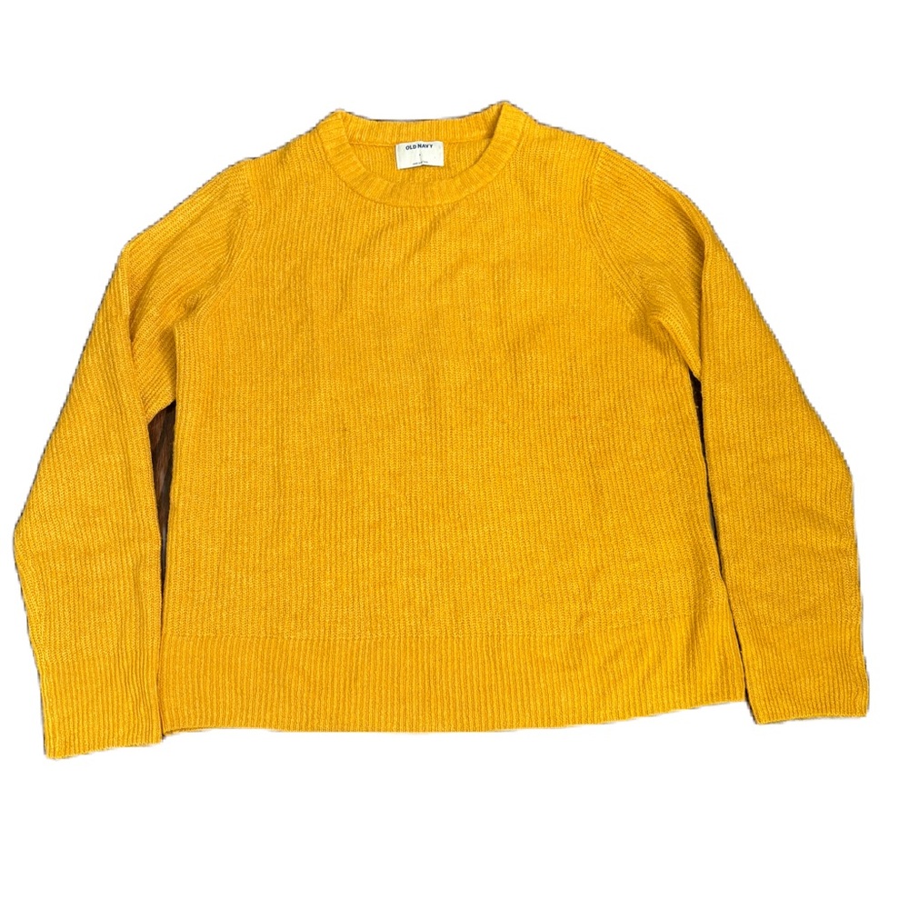 Old Navy Mustard Crewneck Sweater - Size M